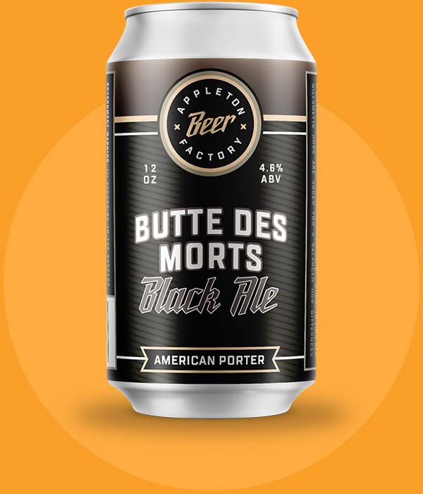 Butte Des Morts Beer Can Brewed by Appleton Beer Factory